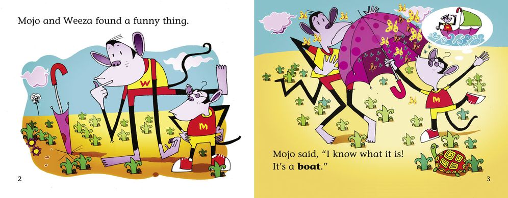 Mojo and Weeza and the Funny Thing: Band 04/Blue