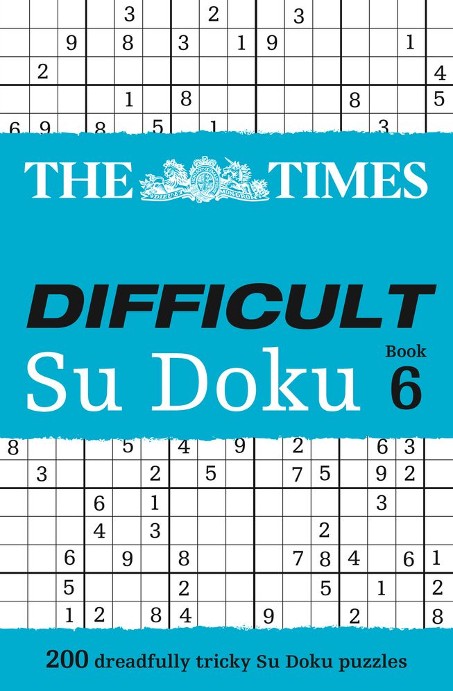 The Times Difficult Su Doku Book 6: 200 Challenging Puzzles from the Times