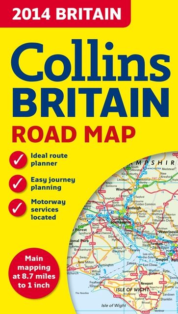 Collins 2014 Britain Road Map