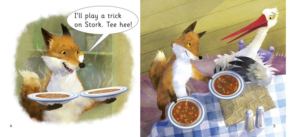 The Fox and the Stork: Band 02a/Red a