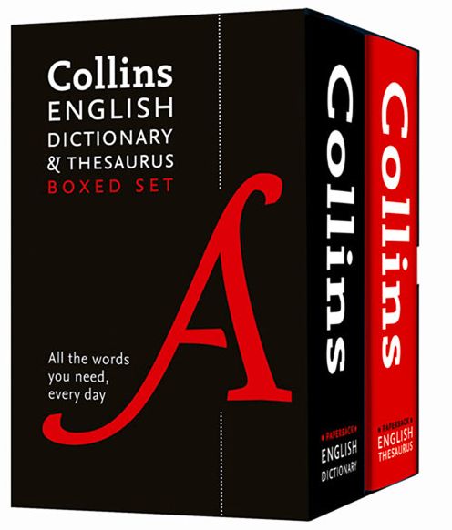 Collins English Paperback Dictionary and Thesaurus Set