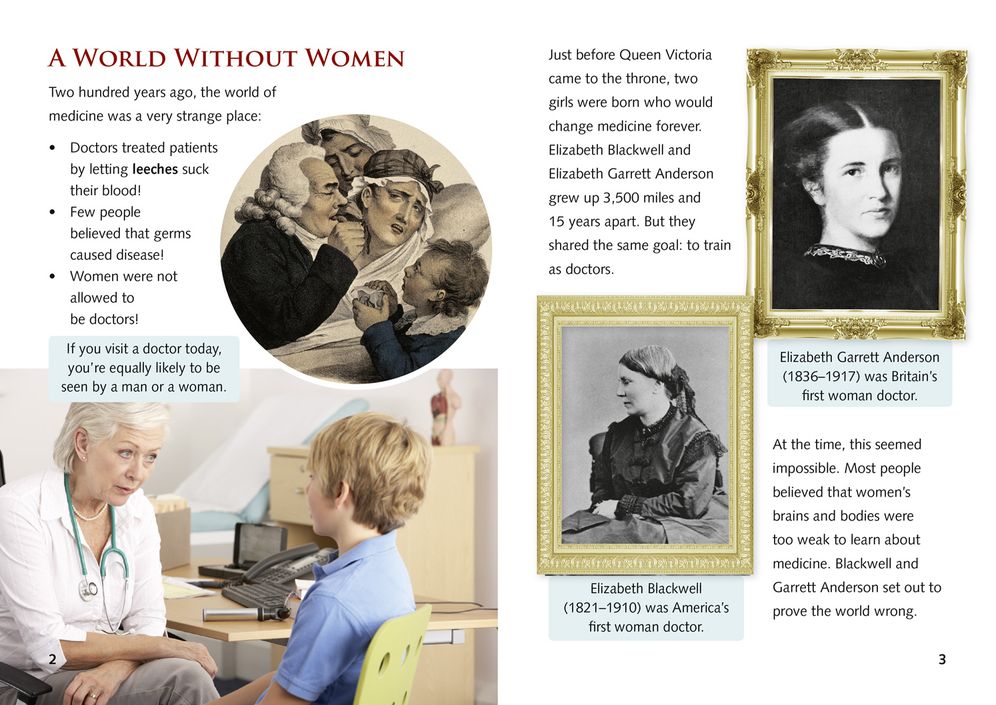 The World's First Women Doctors: Elizabeth Blackwell and Elizabeth Garrett Anderson: Band 16/Sapphire