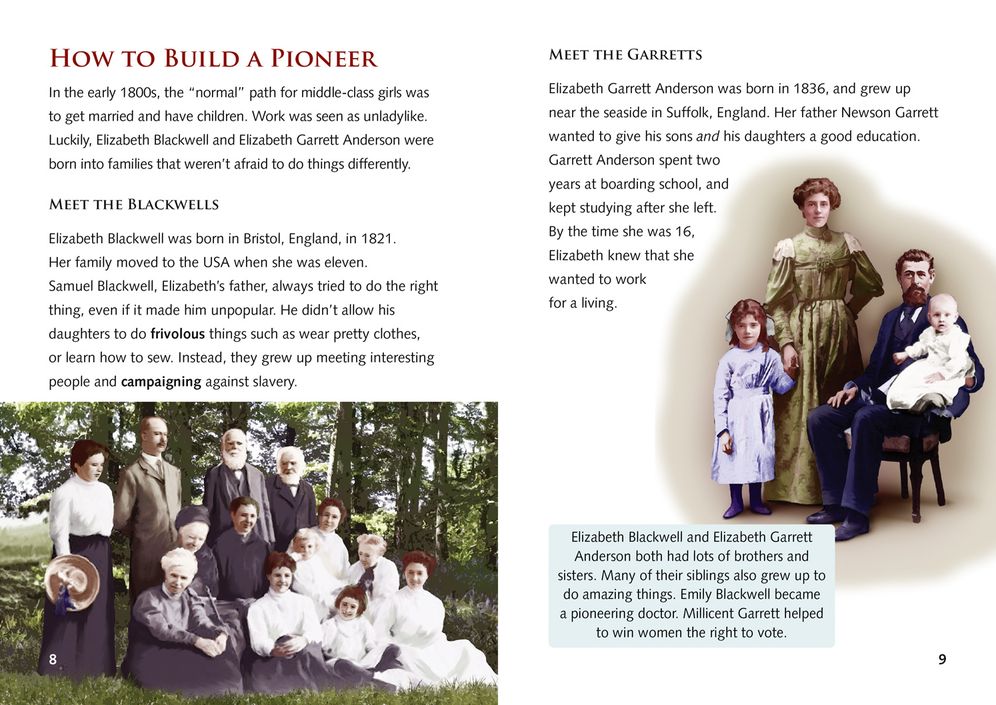 The World's First Women Doctors: Elizabeth Blackwell and Elizabeth Garrett Anderson: Band 16/Sapphire