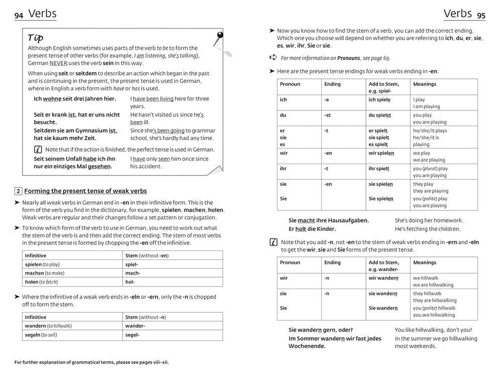Easy Learning German Grammar: Trusted Support for Learning