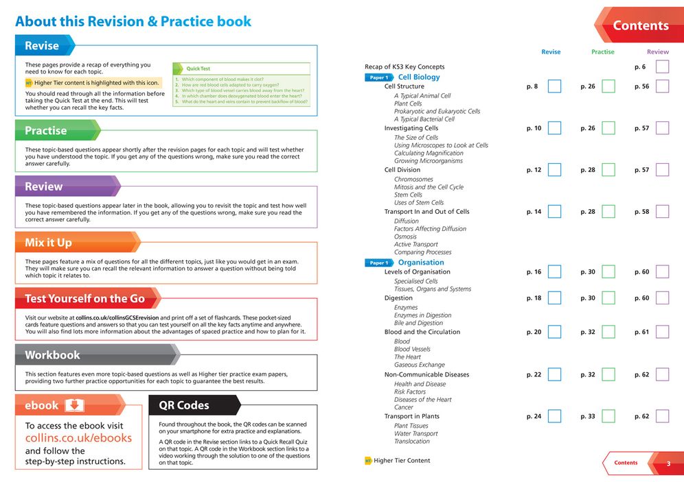 AQA GCSE 9-1 Biology All-in-One Complete Revision and Practice: Ideal for the 2025 and 2026 Exams