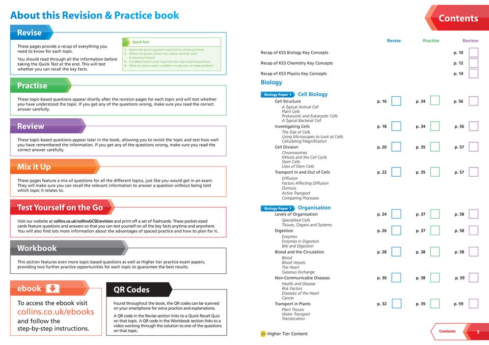AQA GCSE 9-1 Combined Science Higher All-in-One Complete Revision and Practice: Ideal for the 2025 and 2026 Exams