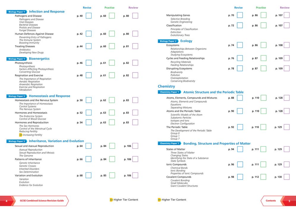 AQA GCSE 9-1 Combined Science Higher All-in-One Complete Revision and Practice: Ideal for the 2025 and 2026 Exams
