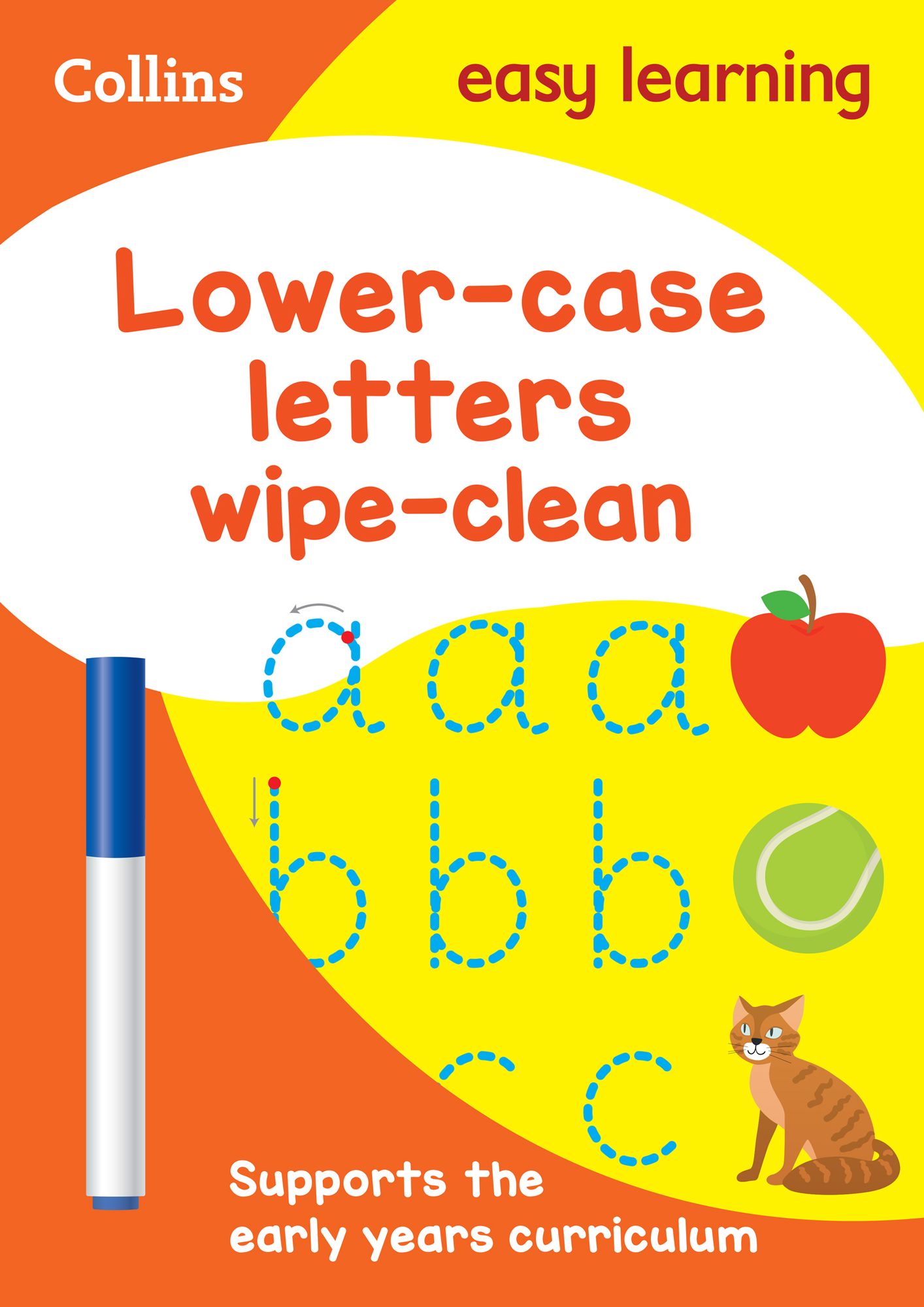 Lower Case Letters Age 3-5 Wipe Clean Activity Book: Ideal for Home Learning