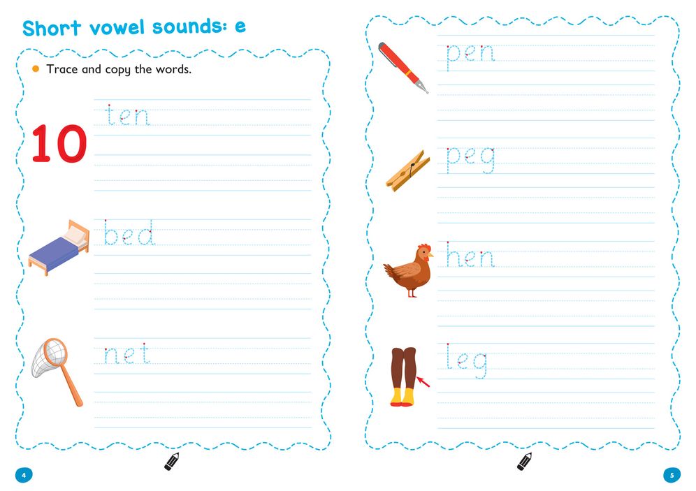 First Words Age 3-5 Wipe Clean Activity Book: Ideal for Home Learning