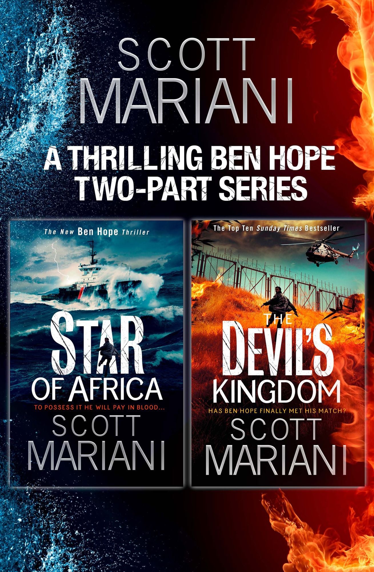 Scott Mariani 2-book Collection: Star of Africa, The Devil's Kingdom (Ben Hope)