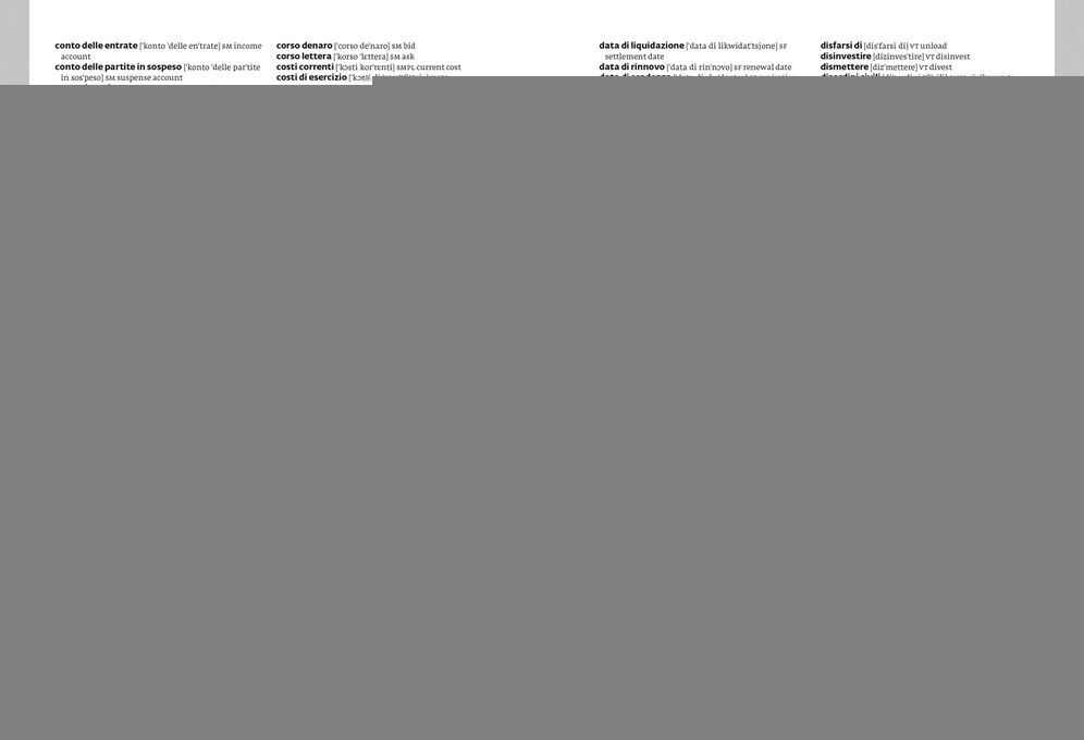 Italian Dictionary Complete and Unabridged: For Advanced Learners and Professionals