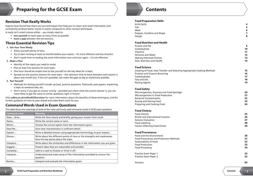 AQA GCSE 9-1 Food Preparation & Nutrition Workbook: Ideal for the 2025 and 2026 Exams