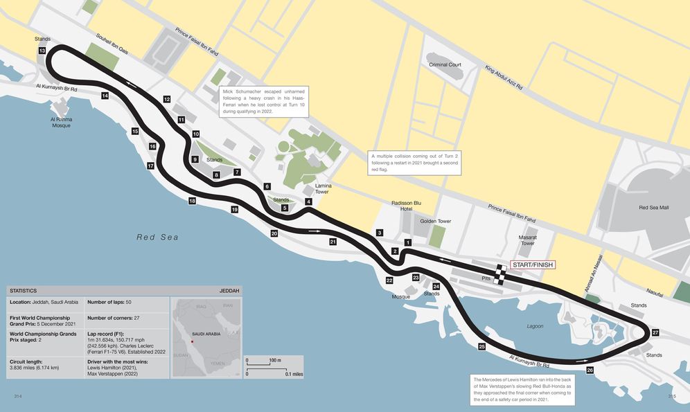 Formula 1 Circuits: Maps and Statistics from Every Grand Prix Track