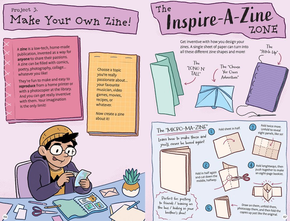 Graphic Novel Builder: The Illustrated Guide to Making Your Own Comics