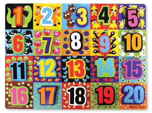 Jumbo Numbers Chunky Puzzle
