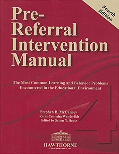 Pre-Referral Intervention Manual
