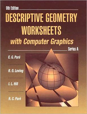 Descriptive Geometry Worksheets with Computer Graphics, Series A