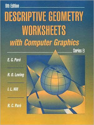 Descriptive Geometry Worksheets with Computer Graphics