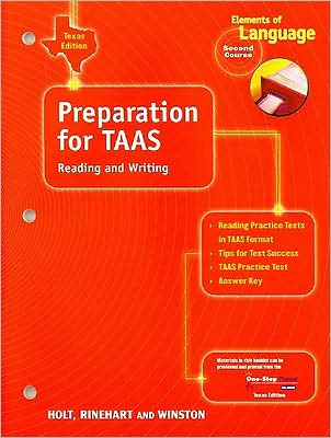 Elements of Language: Preparation for TAAS - Grade 8
