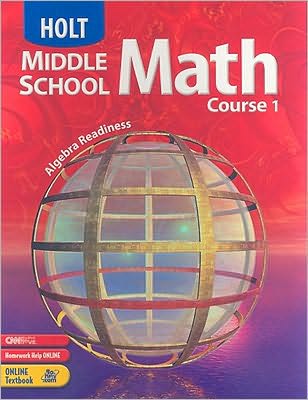 Holt Middle School Math: Student Edition Course 1 2004
