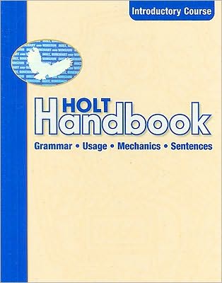 Holt Handbook: Student Edition Introductory Course 2003