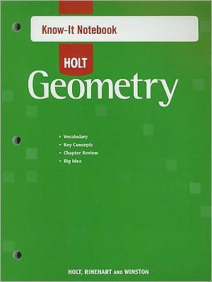 Holt McDougal Geometry: Know-It Notebook Geometry