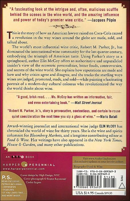 Emperor of Wine: The Rise of Robert M. Parker, Jr. and the Reign of American Taste