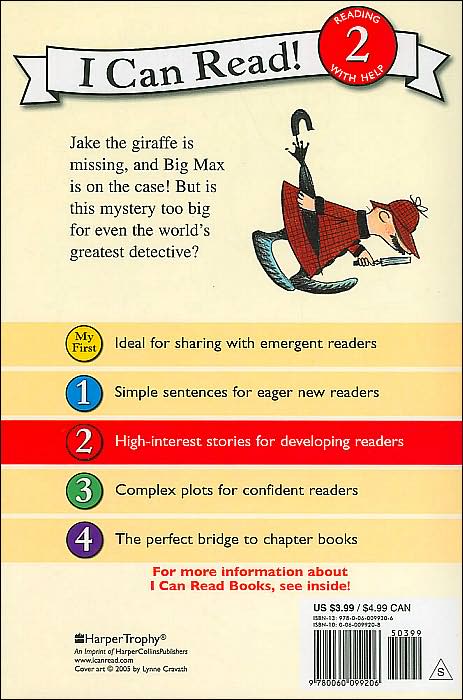 Big Max and the Mystery of the Missing Giraffe (I Can Read Book 2 Series)