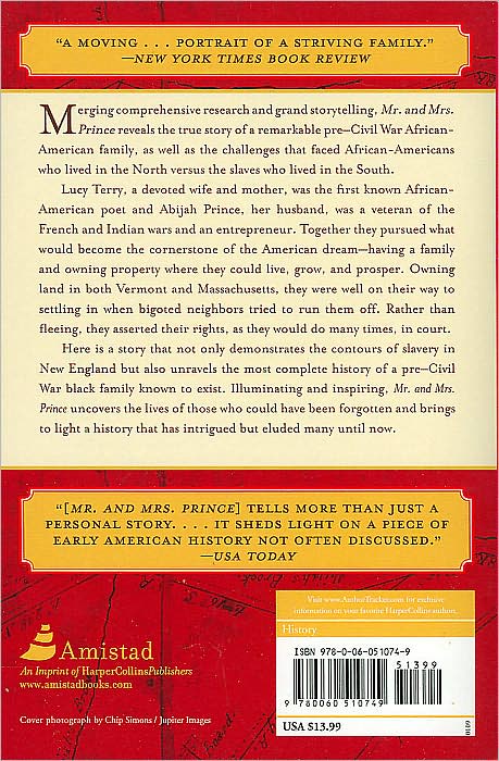 Mr. and Mrs. Prince: How an Extraordinary Eighteenth-Century Family Moved Out of Slavery and into Legend
