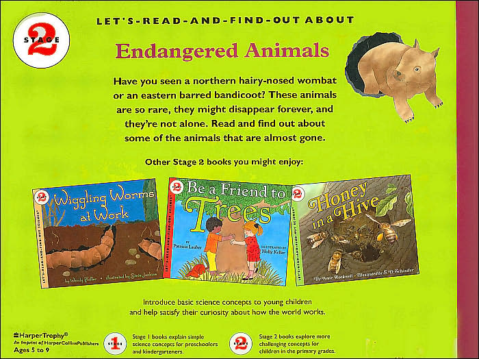 Almost Gone: The World's Rarest Animals (Let's-Read-and-Find-Out Science Series)