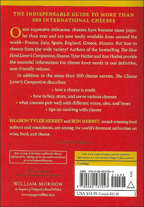 The Cheese Lover's Companion: The Ultimate A-to-Z Cheese Guide with More Than 1,000 Listings for Cheeses and Cheese-Related Terms