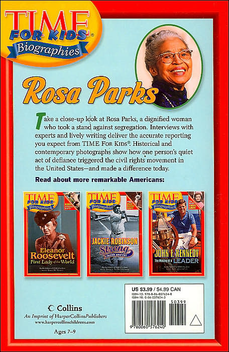Rosa Parks: Civil Rights Pioneer (Time For Kids Biographies Series)