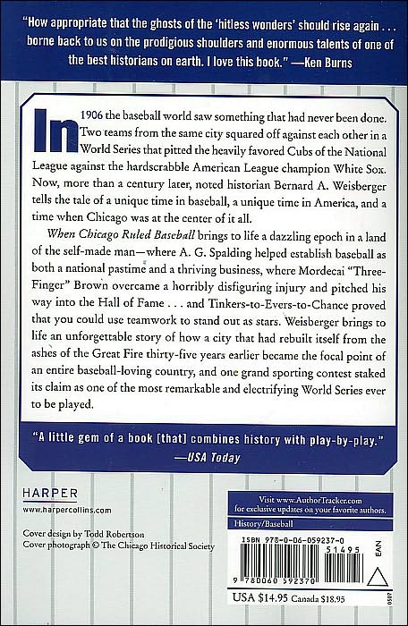 When Chicago Ruled Baseball: The Cubs-White Sox World Series of 1906