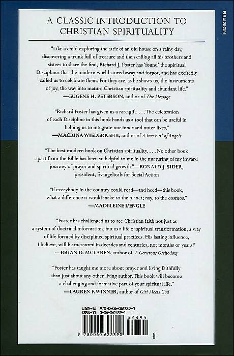 Celebration of Discipline: The Path to Spiritual Growth
