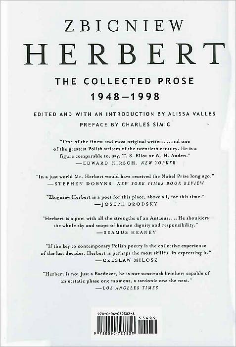 Collected Prose: 1962-1998