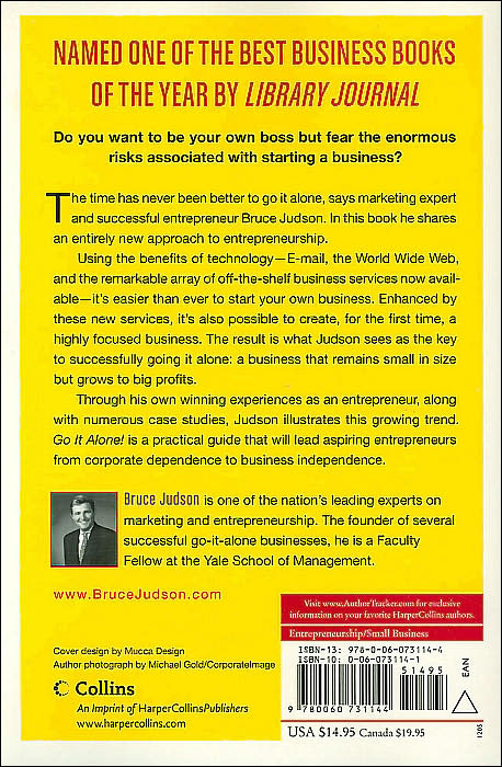 Go It Alone!: The Secret to Building a Successful Business on Your Own