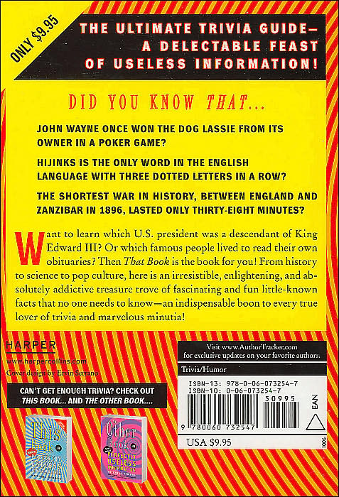 That Book...of Perfectly Useless Information