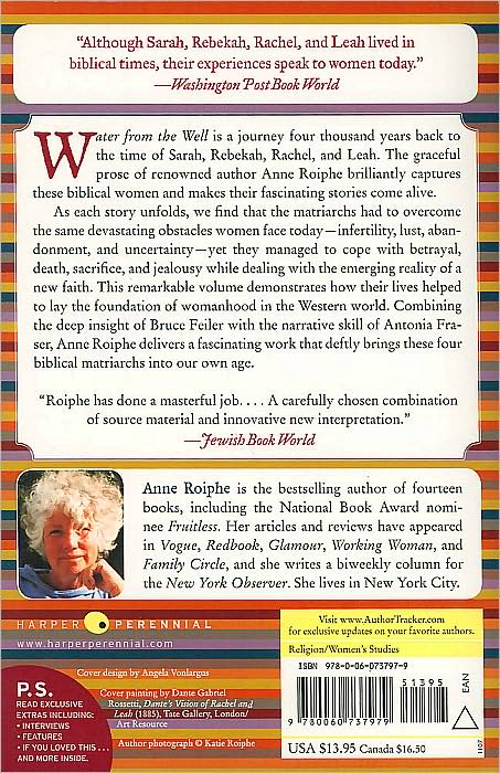Water from the Well: Amazing Women of the Bible: Sarah, Rebekah, Rachel, and Leah [P.S. Series]