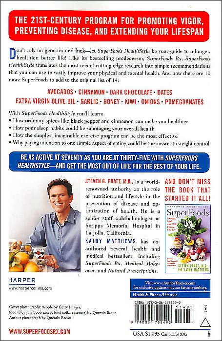 SuperFoods HealthStyle: Simple Changes to Get the Most Out of Life for the Rest of Your Life