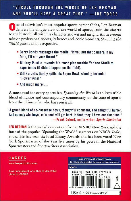 Spanning the World: The Crazy Universe of Big-Time Sports, All-Star Egos, and Hall of Fame Bloopers