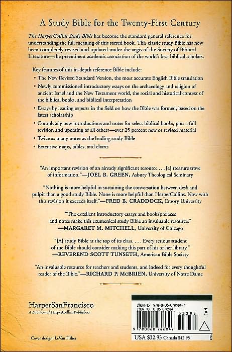HarperCollins Study Bible - New Revised Standard Version