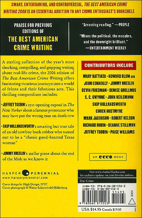 The Best American Crime Writing 2006