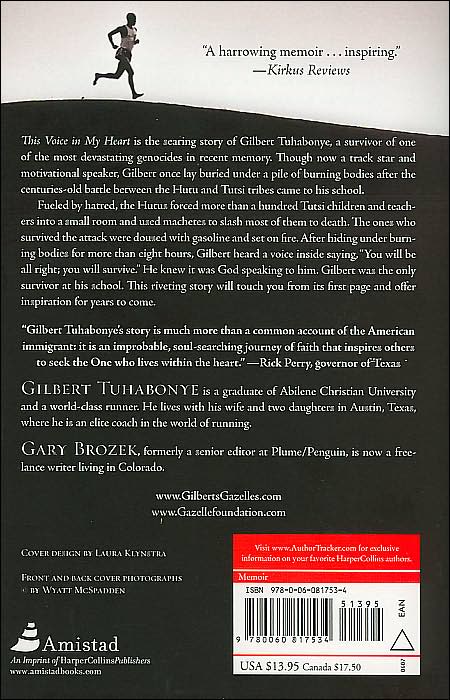 This Voice in My Heart: A Runner's Memoir of Genocide, Faith, and Forgiveness