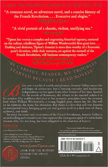 Annette Vallon: A Novel of the French Revolution