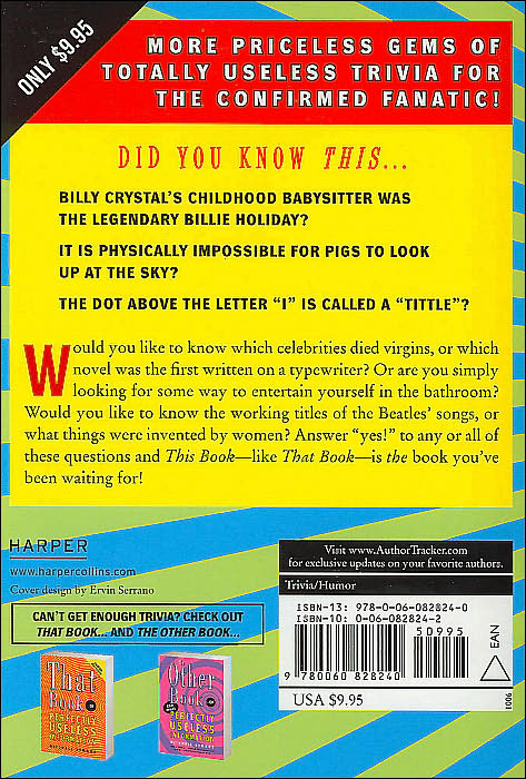 This Book: ... of More Perfectly Useless Information