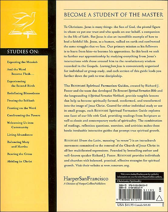 Learning from Jesus: A Spiritual Formation Guide