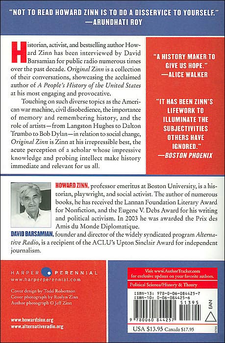 Original Zinn: Conversations on History and Politics
