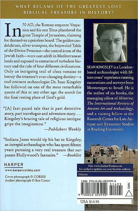 God's Gold: A Quest for the Lost Temple Treasures of Jerusalem