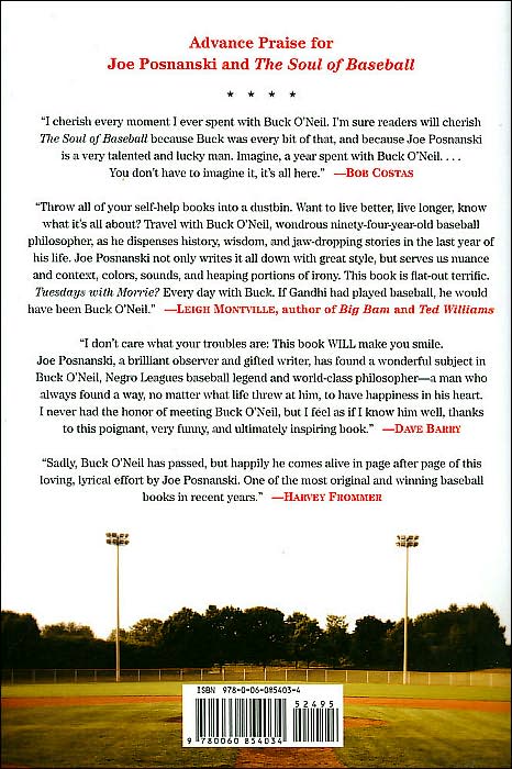 Soul of Baseball: A Road Trip through Buck O'Neil's America