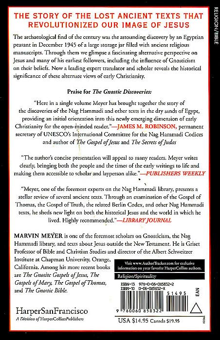 Gnostic Discoveries: The Impact of the Nag Hammadi Library